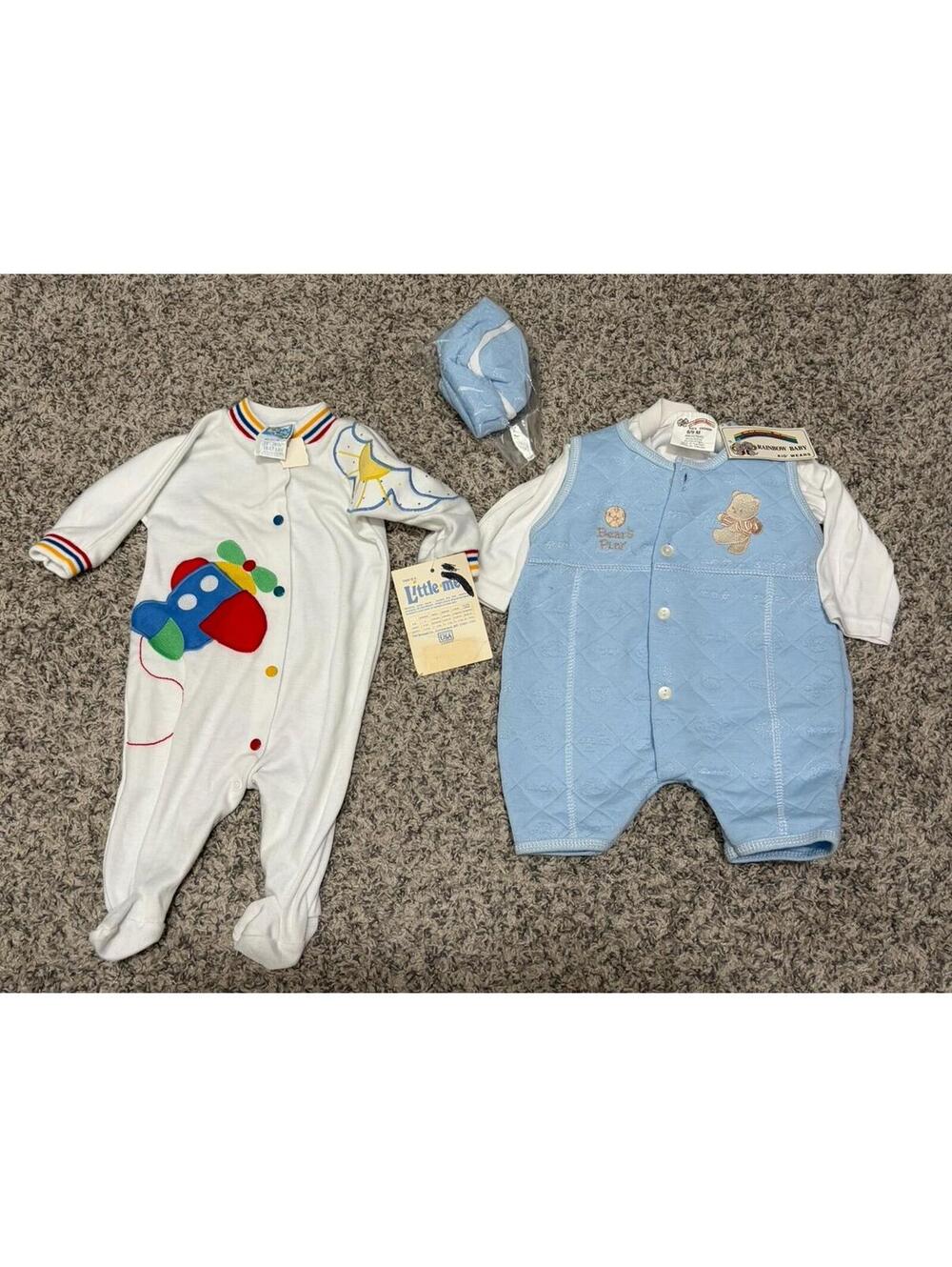 2 NOS vintage baby outfits - new with tags